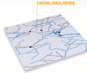 3d view of Chekalina Sloboda