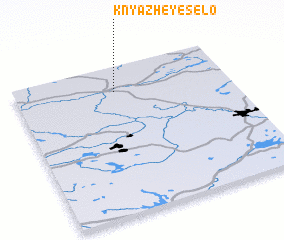 3d view of Knyazheye Selo