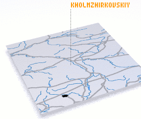 3d view of Kholm-Zhirkovskiy