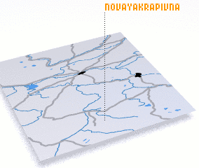 3d view of Novaya Krapivna