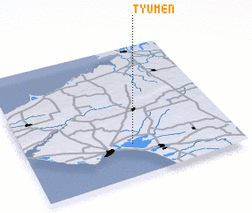 3d view of Tyumenʼ