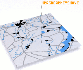 3d view of Krasnoarmeyskoye