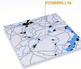 3d view of Vysokopillya