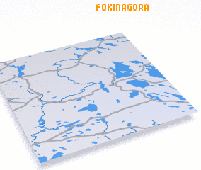 3d view of Fokina Gora