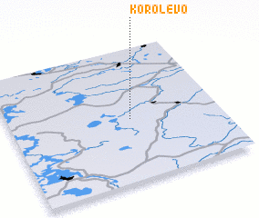 3d view of Korolëvo