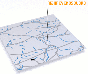 3d view of Nizhneye Mosolovo