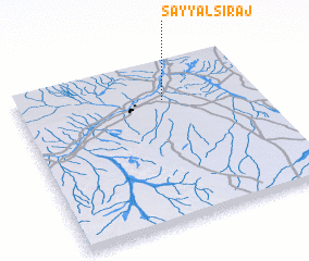 3d view of Sayyāl Sirāj