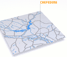 3d view of Chefe Duma