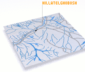 3d view of Hillat el Ghobosh