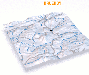 3d view of Kaleköy