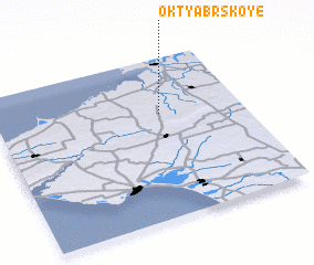 3d view of Oktyabrʼskoye