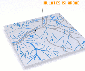 3d view of Hillat esh Sharbab