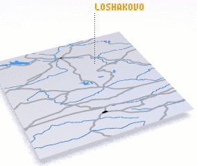 3d view of Loshakovo
