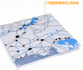 3d view of Lyubimo-Pavlovka