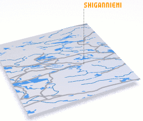 3d view of Shiganniemi