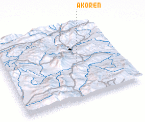 3d view of Akören