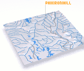 3d view of Phikironi Hill