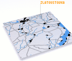 3d view of Zlatoustovka
