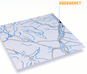 3d view of Wad Bakhet