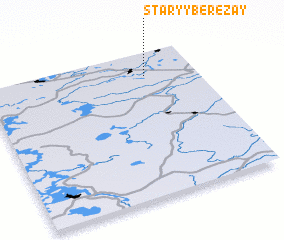 3d view of Staryy Berezay