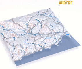 3d view of Akdere