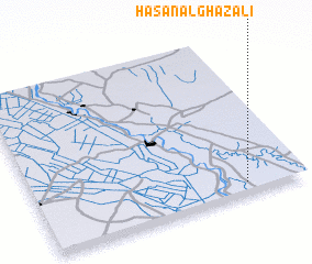 3d view of Ḩasan al Ghazālī