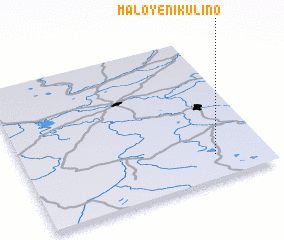 3d view of Maloye Nikulino