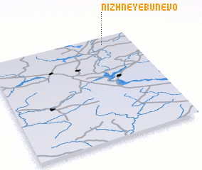 3d view of Nizhneye Bunëvo