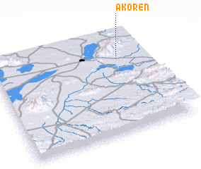 3d view of Akören