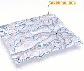 3d view of Sarpunalınca