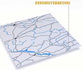 3d view of Verkhniye Barsuki