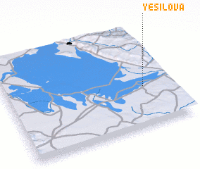 3d view of Yeşilova