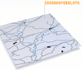 3d view of Sosnovoye Boloto