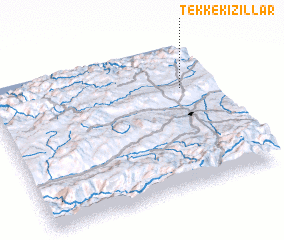 3d view of Tekkekızıllar