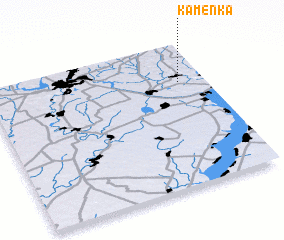 3d view of Kamenka