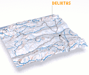 3d view of Deliktaş