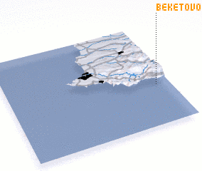 3d view of Beketovo