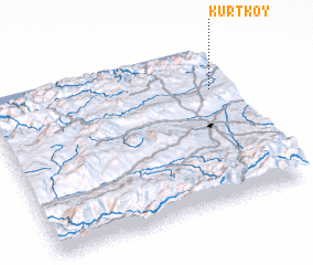 3d view of Kurtköy