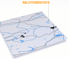 3d view of Maloye Obrech\