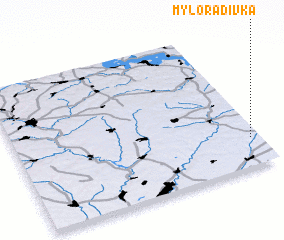 3d view of Myloradivka