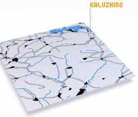 3d view of Kaluzhino