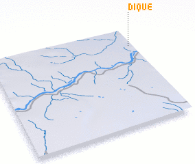 3d view of Dique