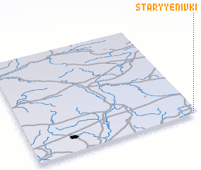 3d view of Staryye Nivki