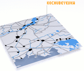 3d view of Kochubeyevka