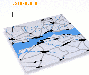 3d view of Ustʼ Kamenka