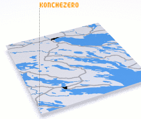 3d view of Konchezero