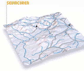 3d view of Sevinçören