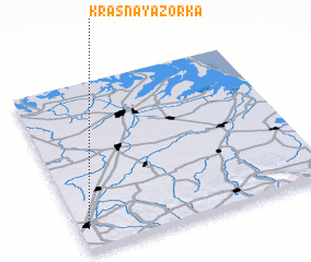 3d view of Krasnaya Zorʼka