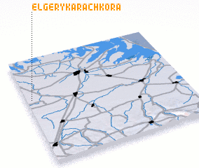 3d view of Elʼgery-Karachkora