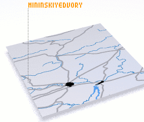 3d view of Mininskiye Dvory